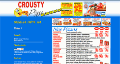 Desktop Screenshot of crousty-pizza.com