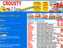 Tablet Screenshot of crousty-pizza.com